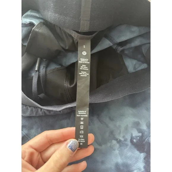 Lululemon Mens Run State Jogger Pants Tidal Dye River Blue Classic Navy Small S - Picture 6 of 10